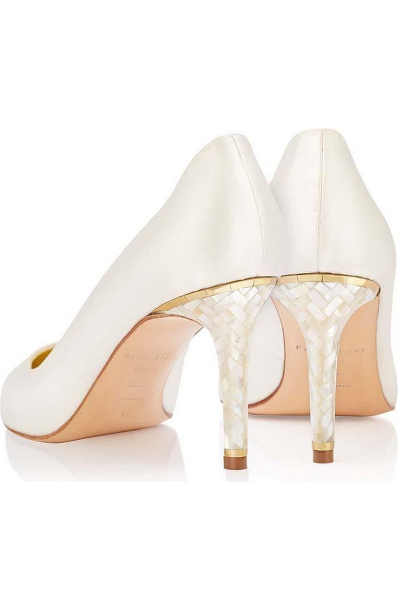 Freya Rose Chelsea Pointed Toe Pearl Heel Pump, Alternate, color,