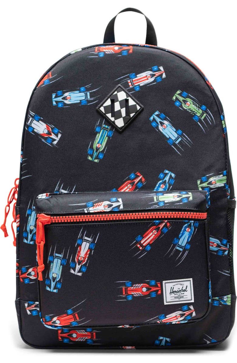 Herschel Supply Co. Kids' Heritage Youth Backpack, Main, color, Race Cars
