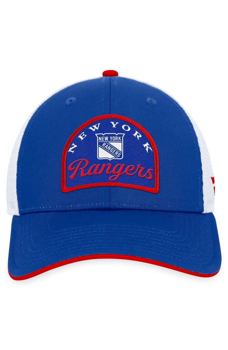 FANATICS Men's Fanatics Branded Blue/White New York Rangers Fundamental Adjustable Hat, Alternate, color, Blue