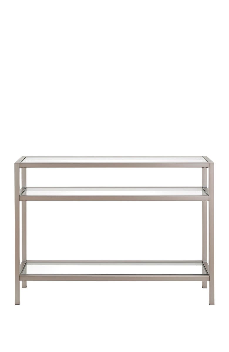 ADDISON AND LANE Sivil 42" Satin Nickel Console Table, Alternate, color, 