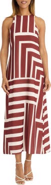 Donna Morgan Stripe Maxi Dress
