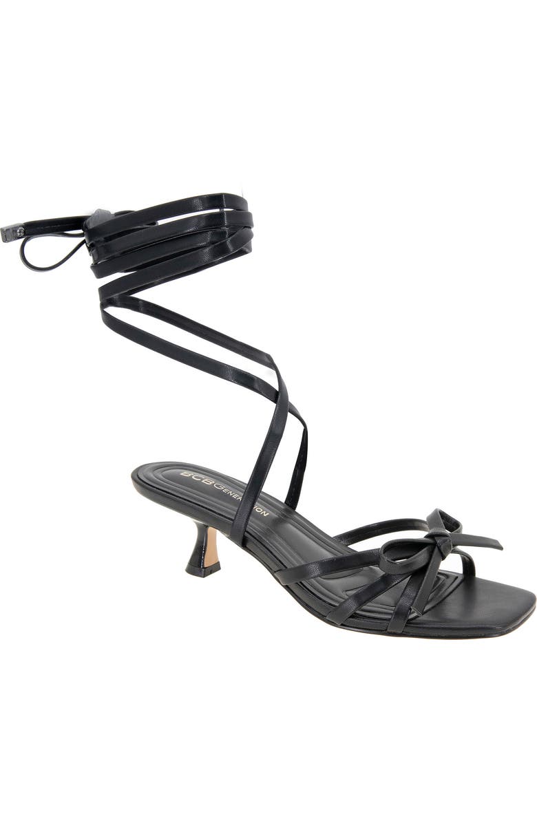 BCBGeneration Imerez Ankle Wrap Sandal, Main, color, Black