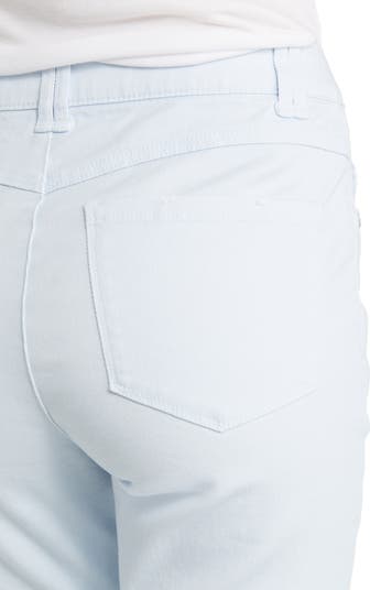 Tatum 'Ab'Solution Frayed High Waist Ankle Flare Jeans