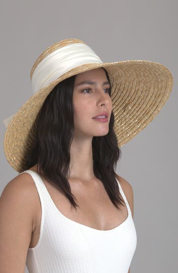 Mirabel Bow Straw Sun Hat