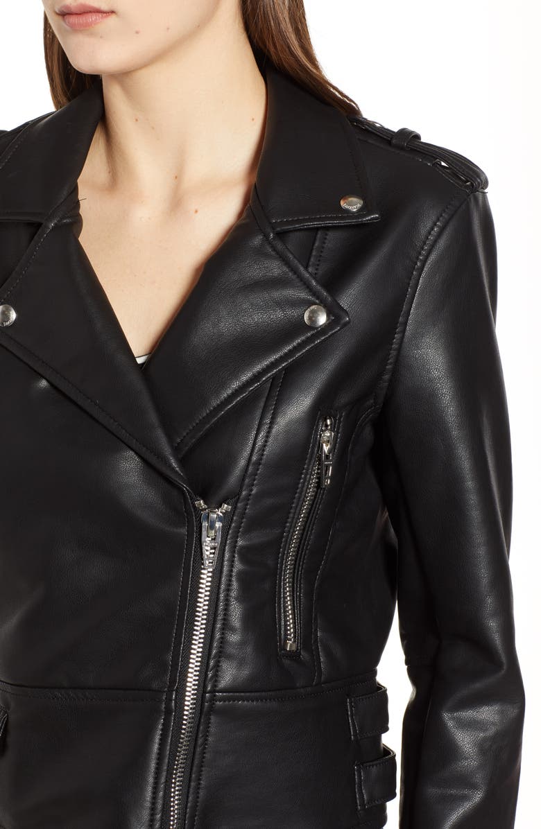 BLANKNYC It Takes Two Moto Jacket, Alternate, color, 