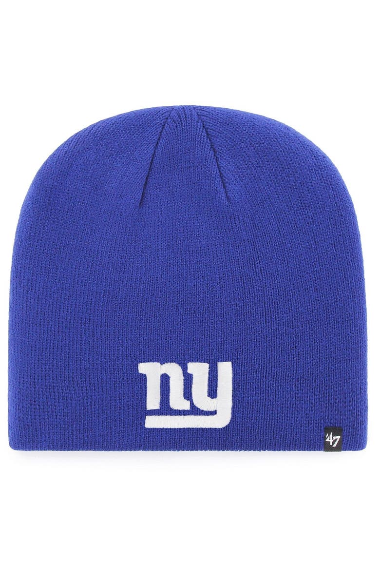 '47 Men's '47 Royal New York Giants Primary Logo Knit Beanie, Main, color, Royal