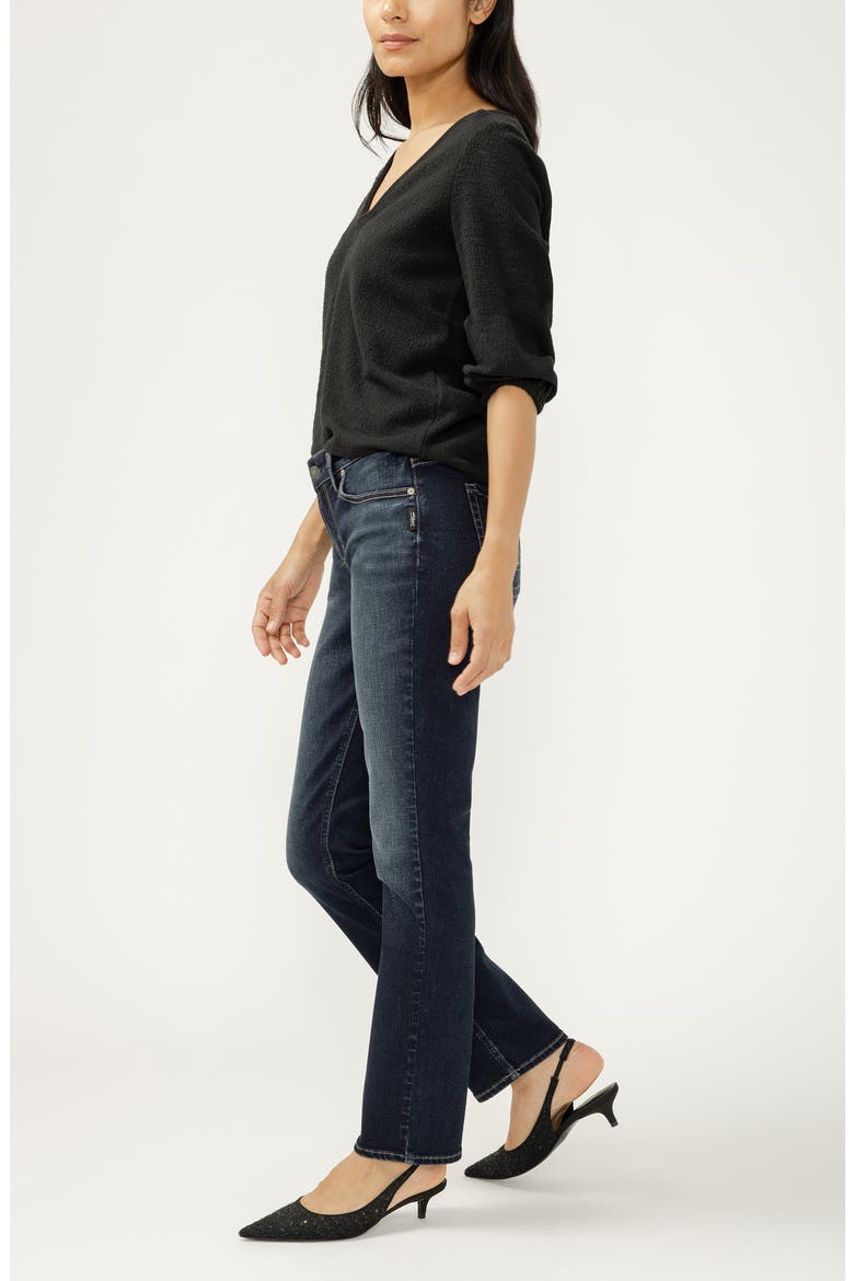 Elyse Straight Leg Jeans, Alternate, color, ROSEMEAD