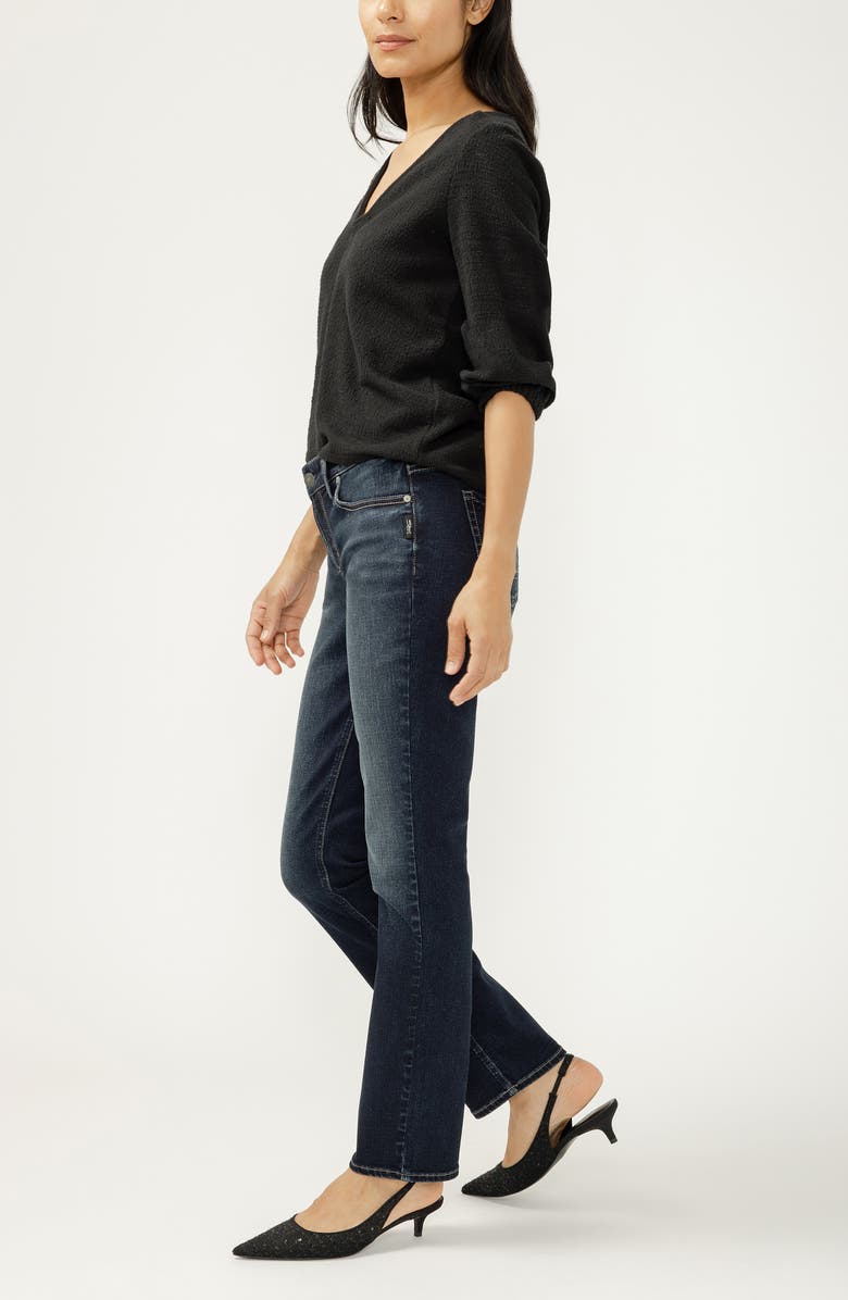 Silver Jeans Co. Elyse Straight Leg Jeans, Alternate, color, Rosemead