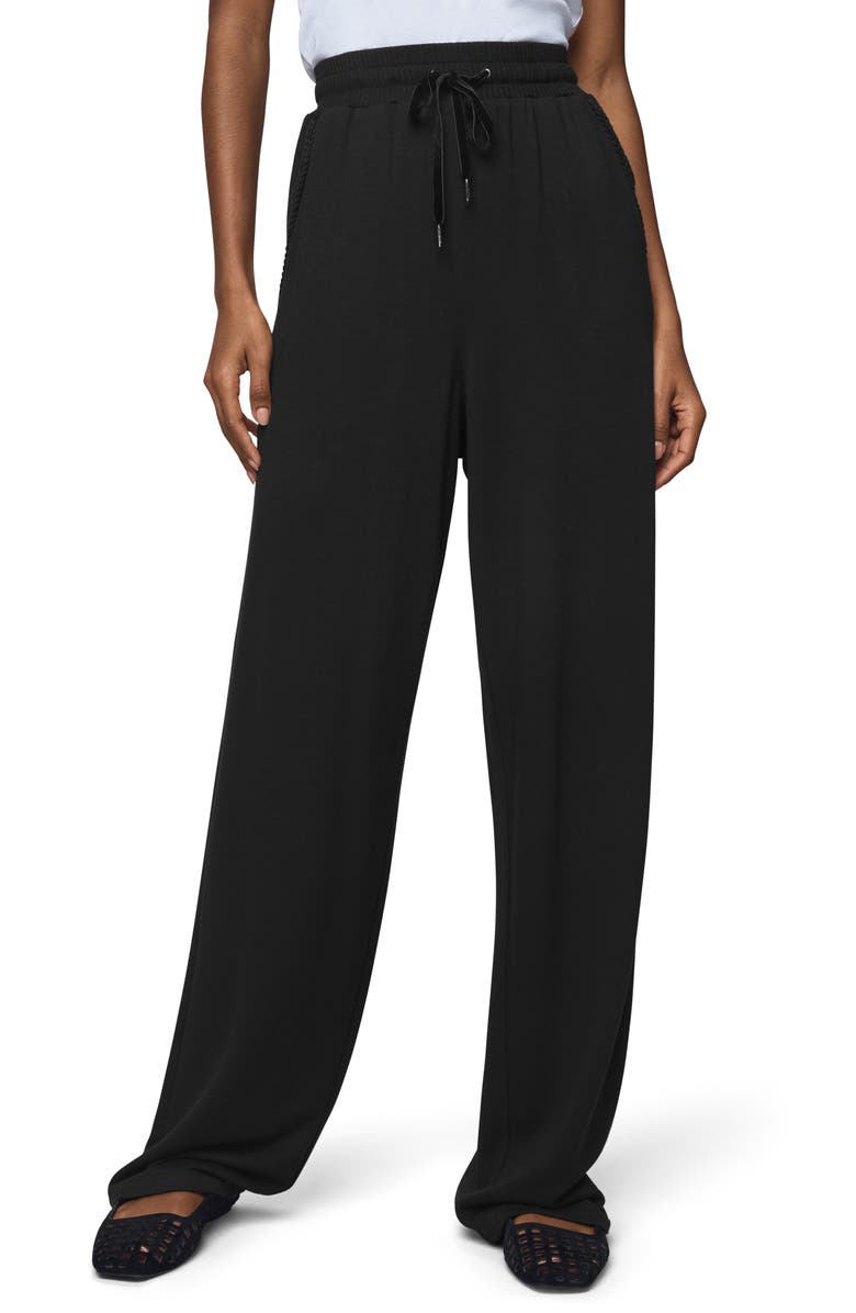 Splendid Supersoft Trim Pants, Main, color, Black