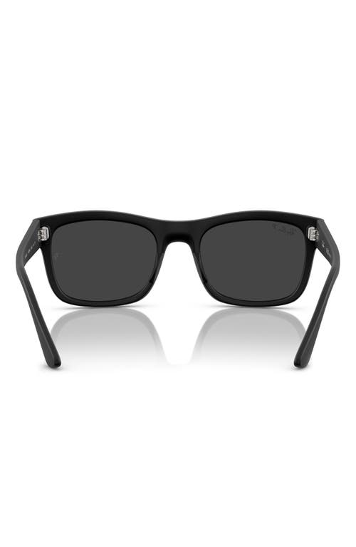 Ray Ban Ray-ban 56mm Polarized Square Sunglasses In Black