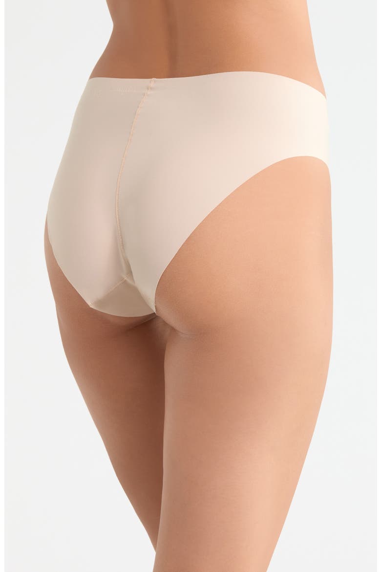 Invisible Edge Assorted 3-Pack High Cut Briefs, Alternate, color, BEIGE SMOKE