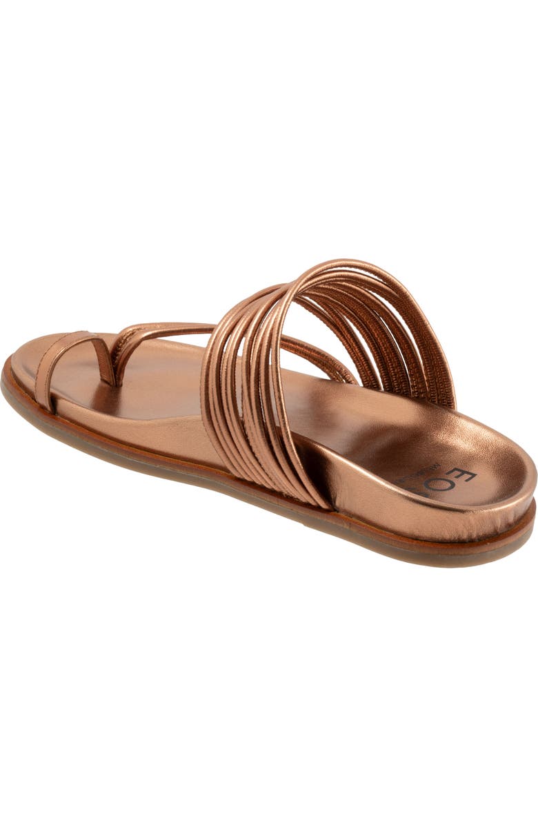 EOS FOOTWEAR Carmella Toe Loop Sandal, Alternate, color, Copper