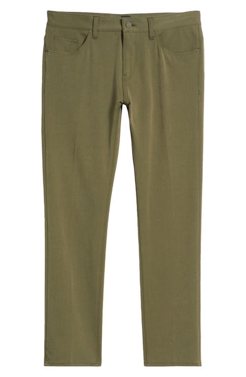 Hugo Boss Boss Delaware Slim Fit Five Pocket Pants In Green