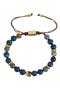 Men's Luca Agate Beaded Slide Bracelet