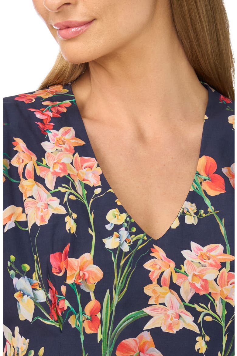 Alicia Floral Top, Alternate, color, EMERALD BERRY