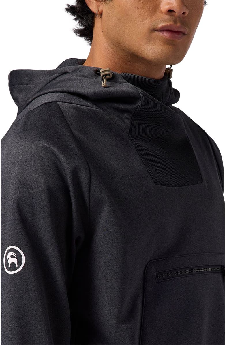Backcountry Meltdown Water-Resistant Hoodie - Men's, Alternate, color, Black Heather