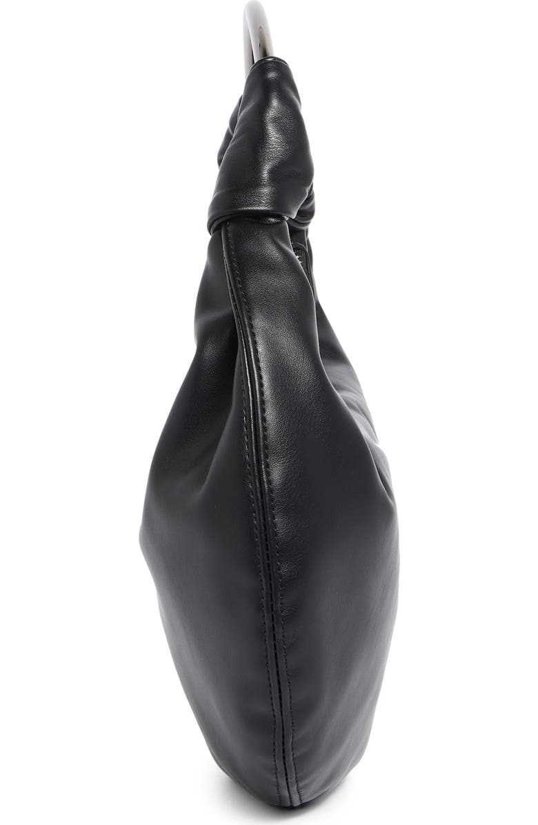 BCBG Knotted Top Handle Bag, Alternate, color, Black