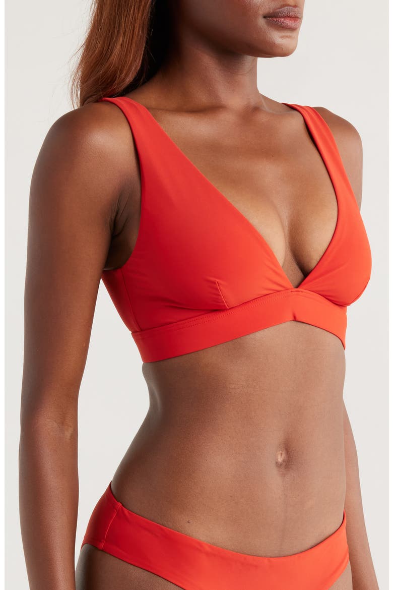 Lya Bikini Top, Alternate, color, ROSSO