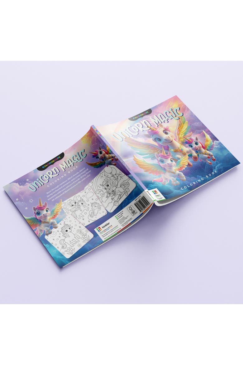 Coloring Book, Unicorn Magic, 96 Pages, Kids 8+, Alternate, color, Multicolored