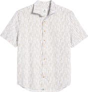 johnnie-O Pendola Stripe Short Sleeve Button-Up Shirt