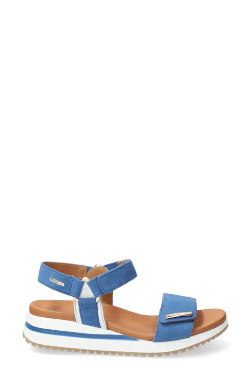 Mephisto Jeanie Ankle Strap Sandal In Denim