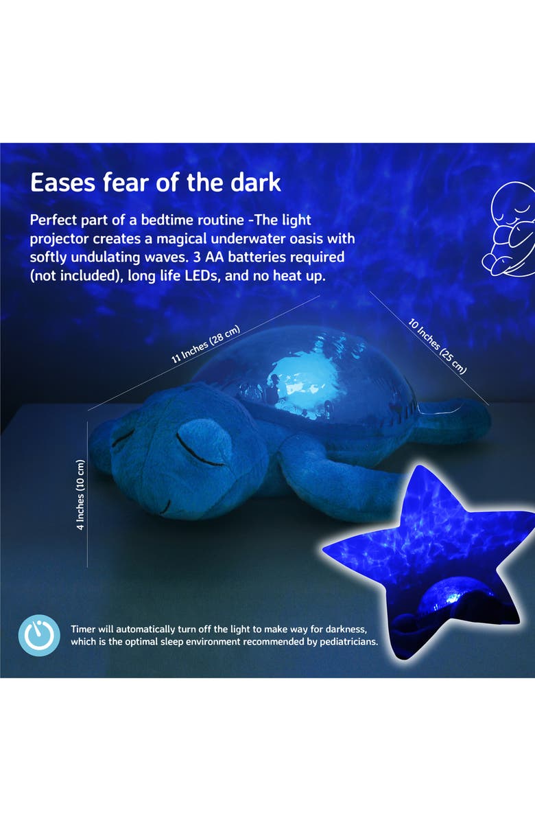 Cloud B Tranquil Turtle Ocean Projector Nightlight & Sound Machine, Alternate, color, 
