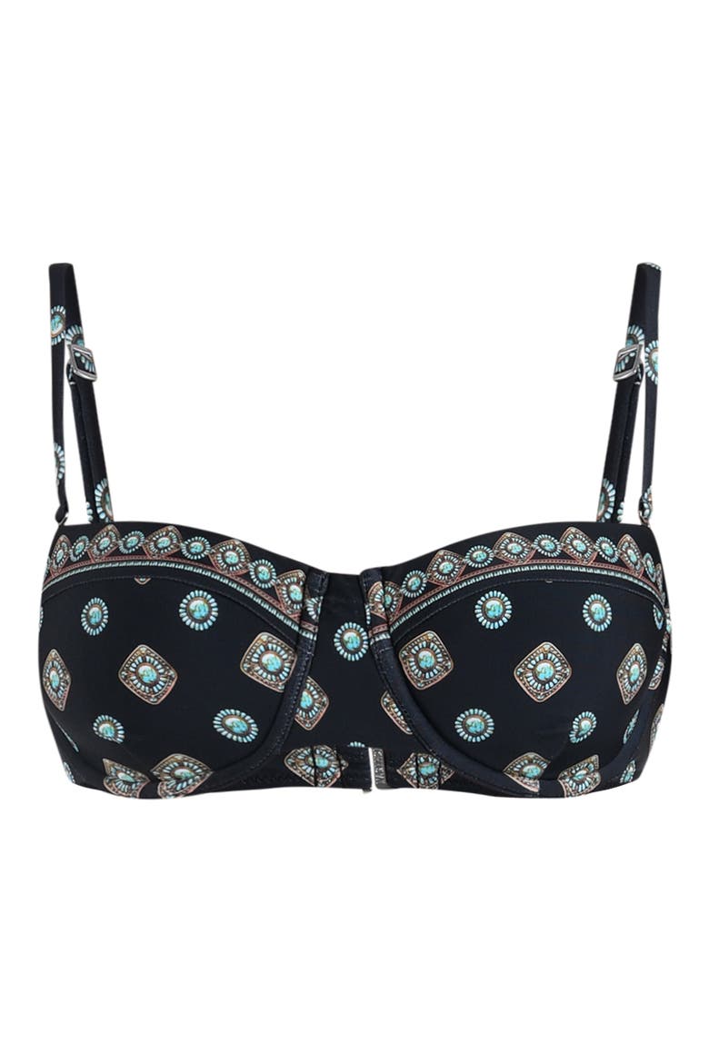Alexandra Underwire Bikini Top, Alternate, color, BLACK