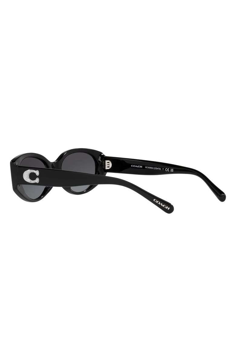 COACH 54mm Gradient Oval Sunglasses, Alternate, color, 