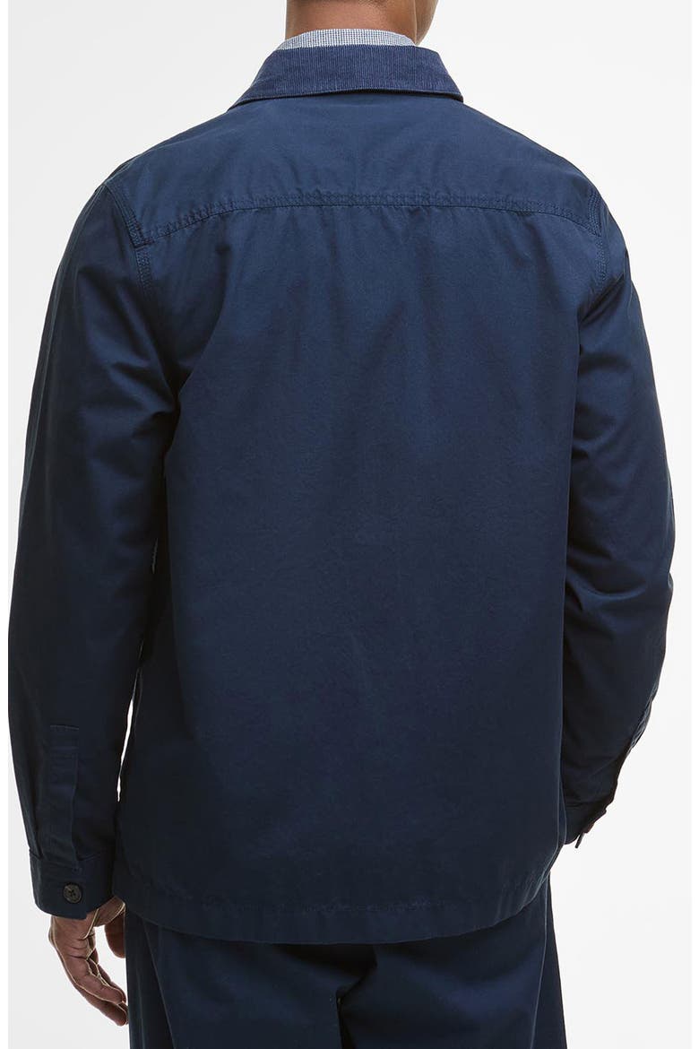 Cole Tailored Poplin Overshirt, Alternate, color, NAVY
