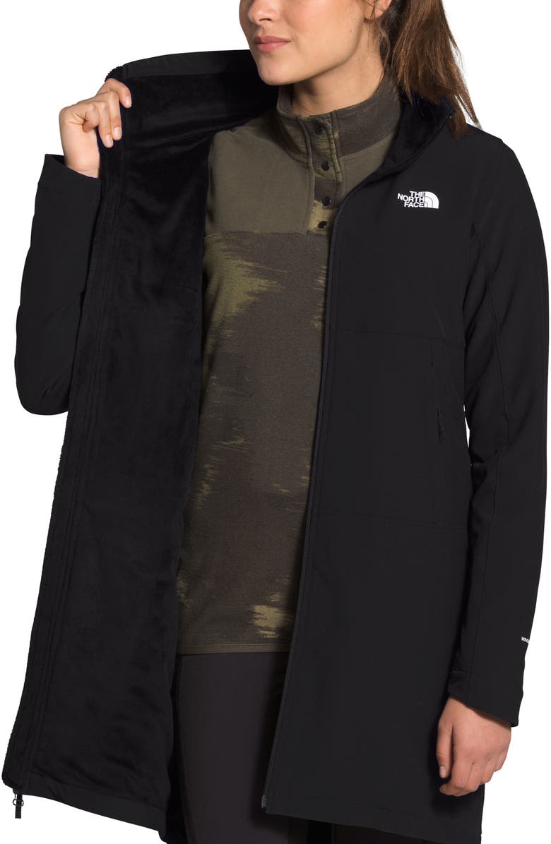 The North Face Shelbe Raschel Fleece Lined Water Repellent Parka, Alternate, color,