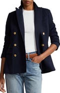 Polo Ralph Lauren Double Breasted Knit Blazer