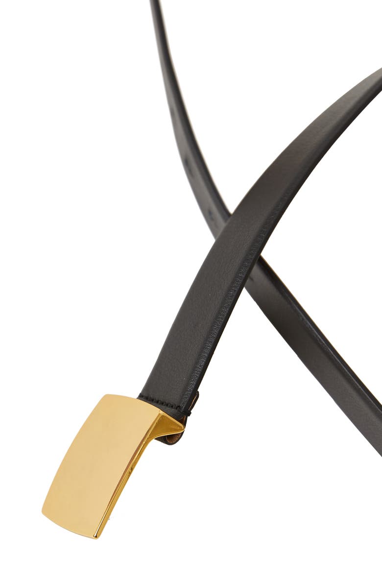 B-Low the Belt Bonnie Leather Belt, Alternate, color, Black Gold