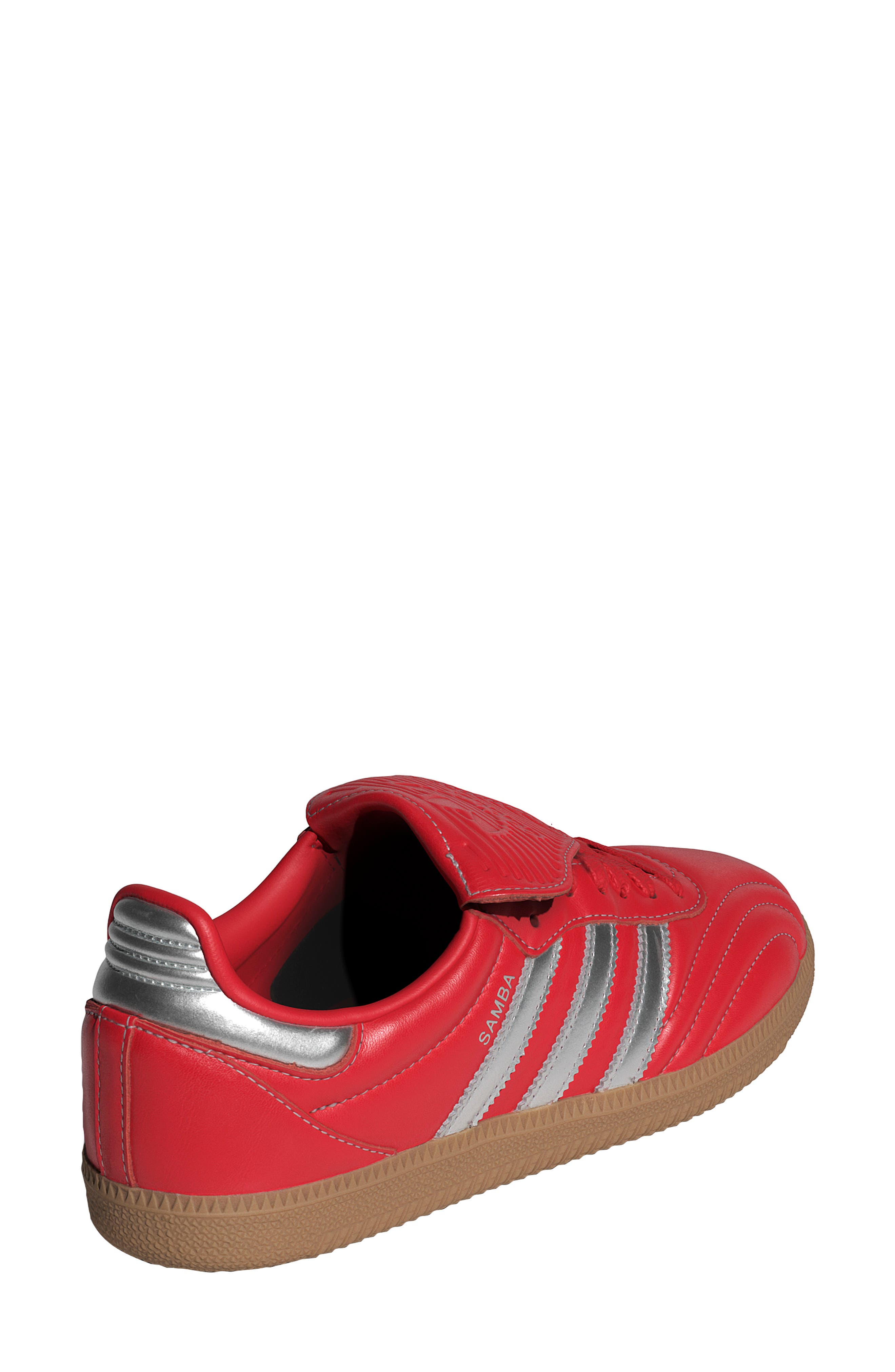 Samba LT Sneaker, Alternate, color, SCARLET/ SILVER MET/ GUM