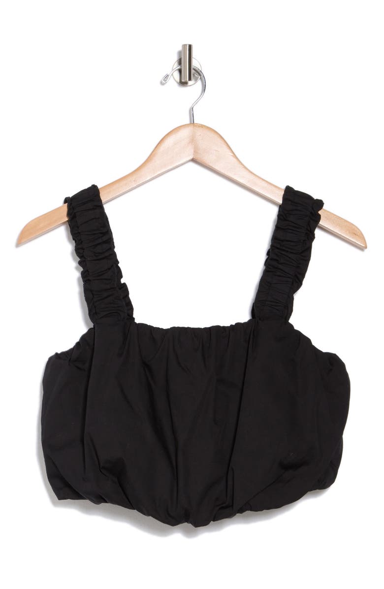 Leith Bubble Tank Top, Alternate, color, Black