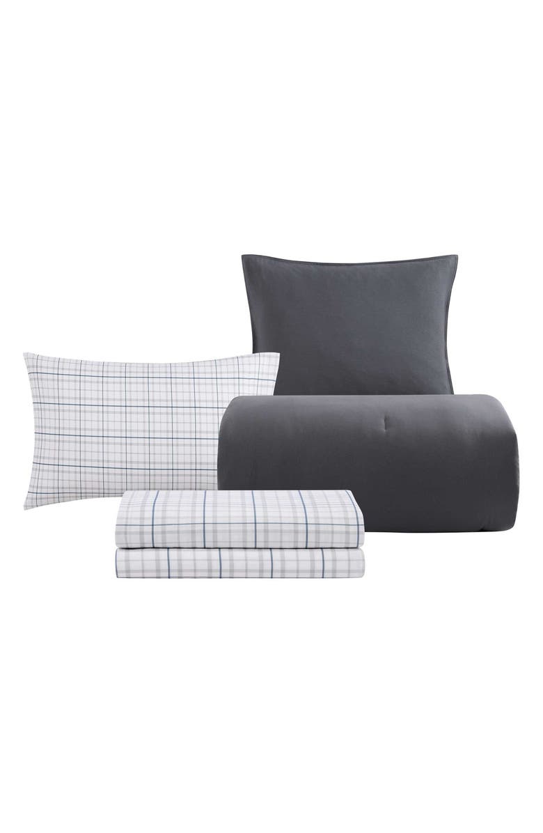Tommy Hilfiger Core Comforter & Shams Set, Alternate, color, Charcoal Grey