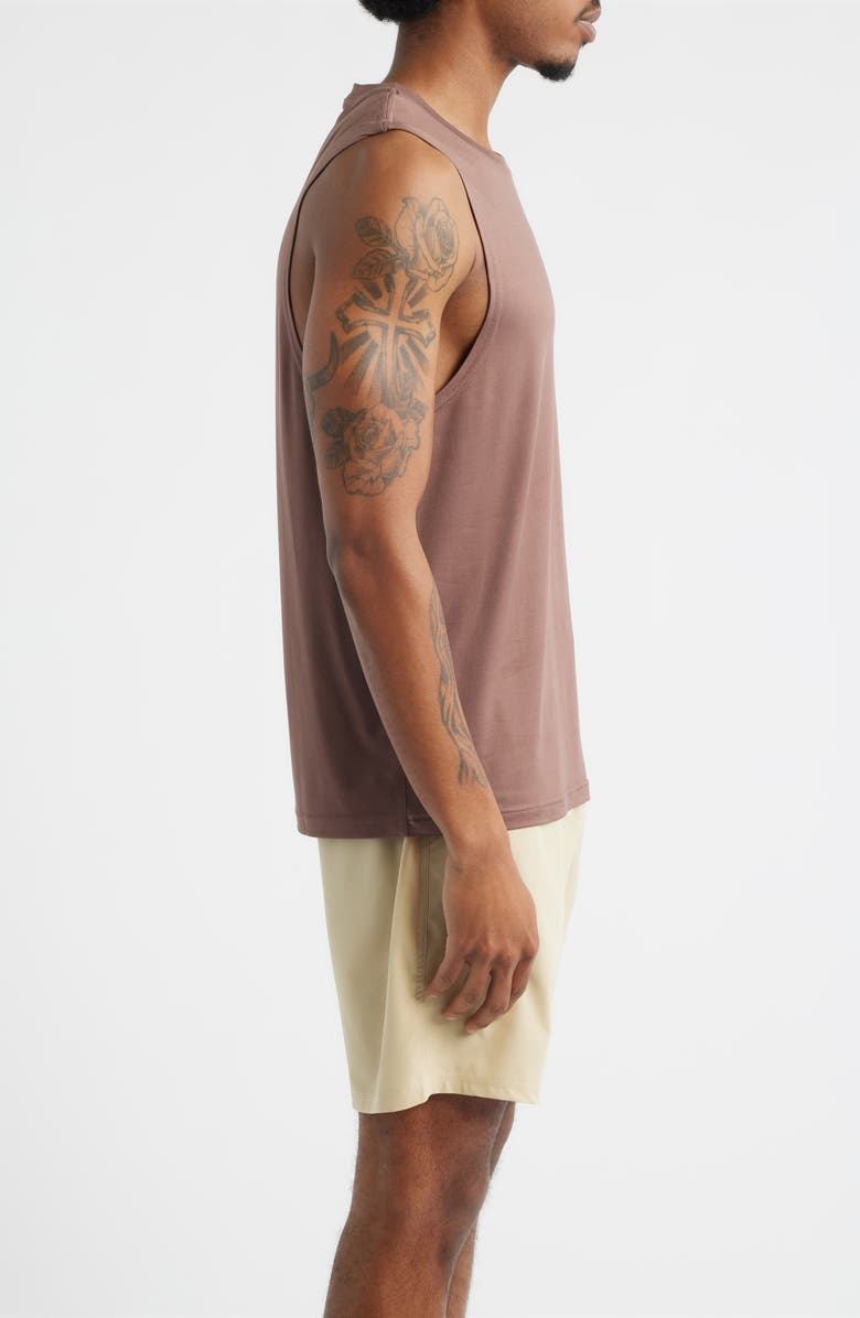 SANTO STUDIO Tempo Good Energy Tech Tank, Alternate, color, Holy Brown