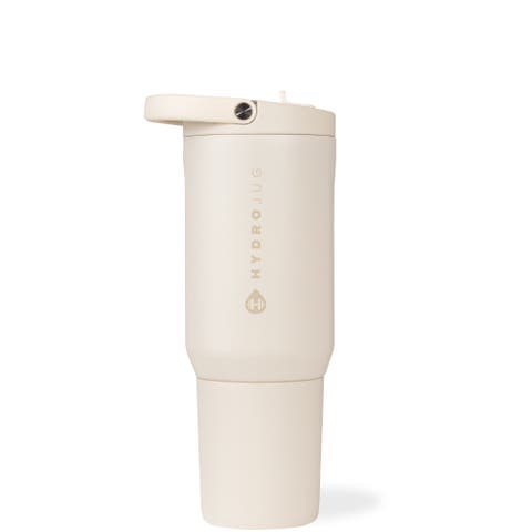 Sport Insulated Stainless Steel Water Bottle with Flip Straw and Swivel Handle for Gym & Outdoors