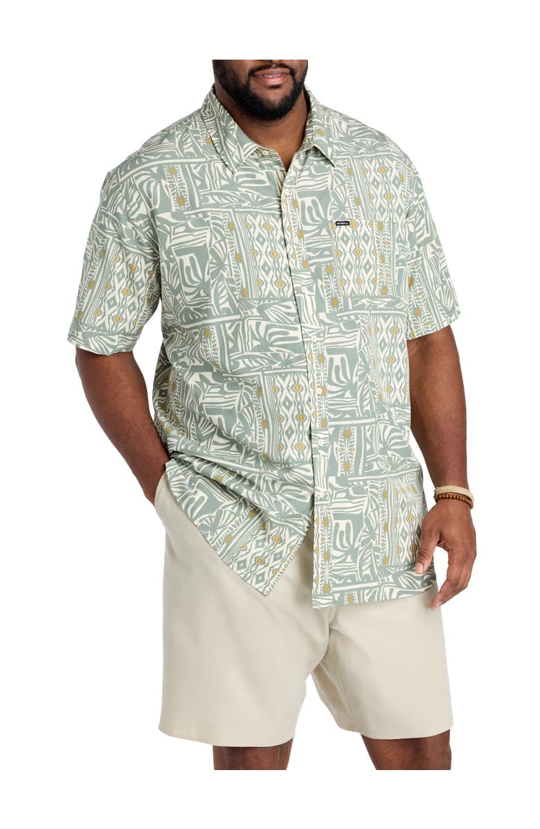 O'Neill Big & Tall Oasis Sport Shirt, Main, color, Sage