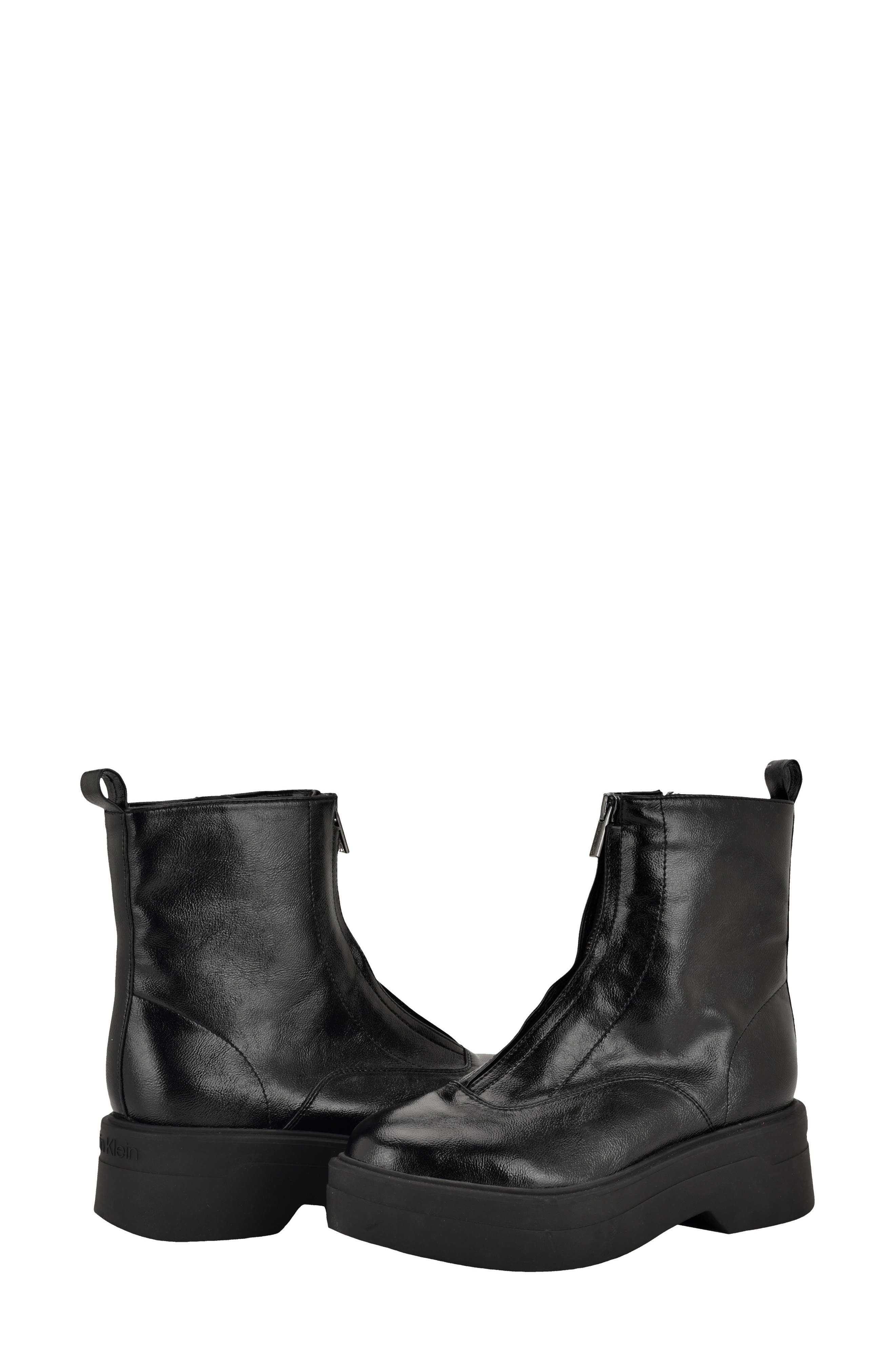 Calvin Klein Rivin Platform Bootie, Alternate, color, Black