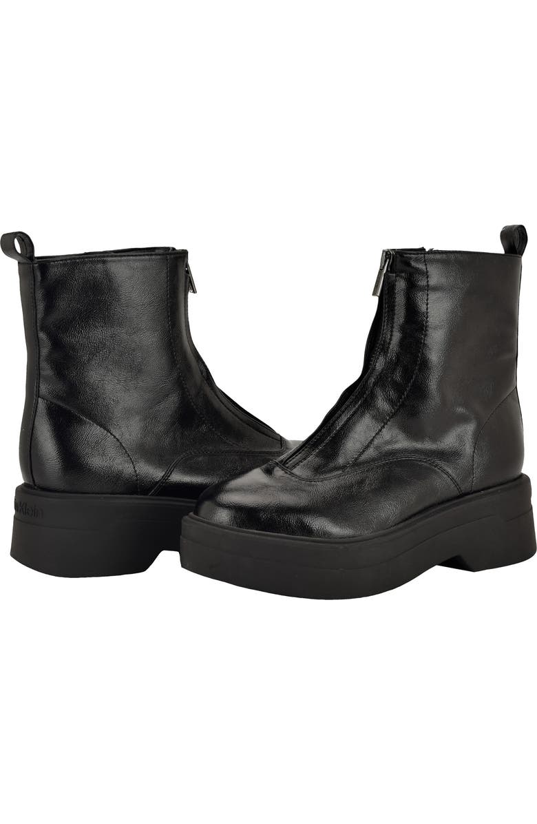 Calvin Klein Rivin Platform Bootie, Alternate, color, Black