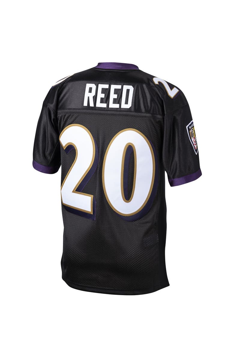 Mitchell & Ness Men's Mitchell & Ness Ed Reed Black Baltimore Ravens 2004 Authentic Throwback Retired Player Jersey, Alternate, color,