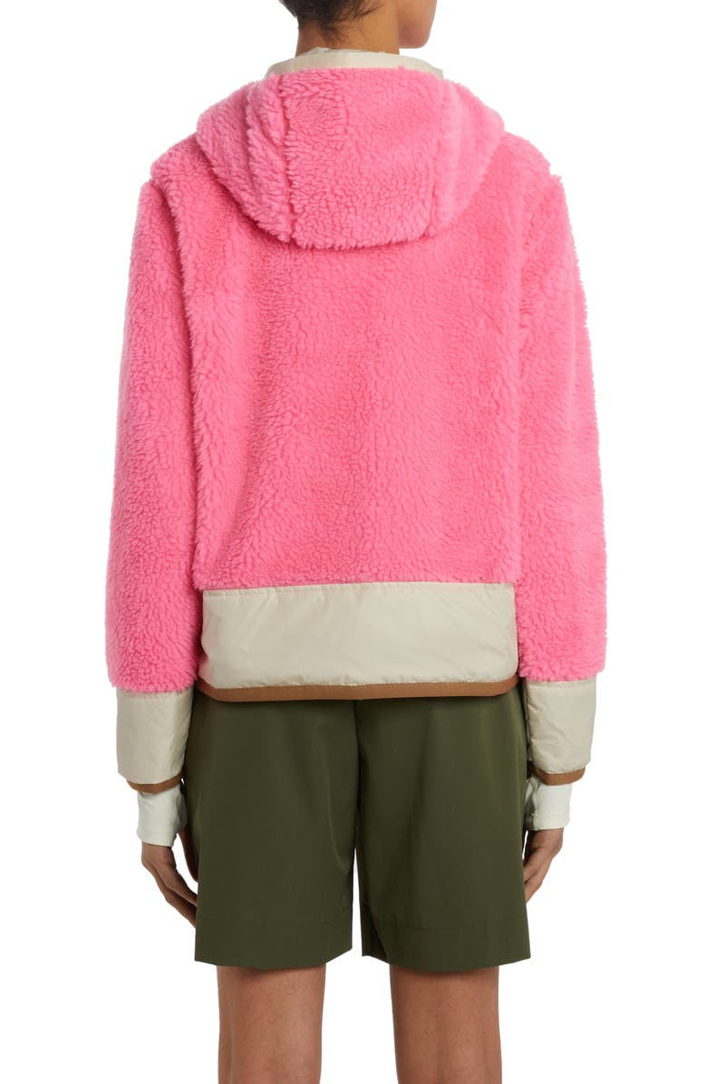 Moncler Grenoble Logo Patch Mixed Media Cardigan, Alternate, color,