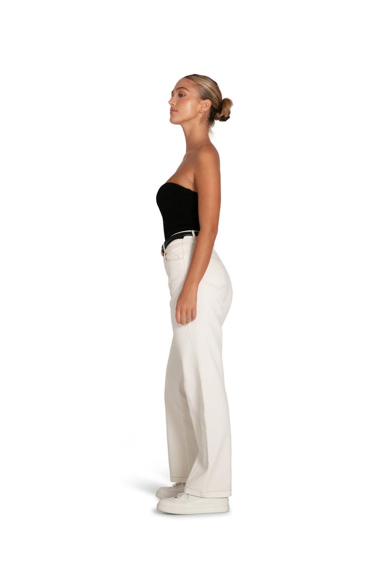 Distant Memories Knit Bustier, Alternate, color, Black