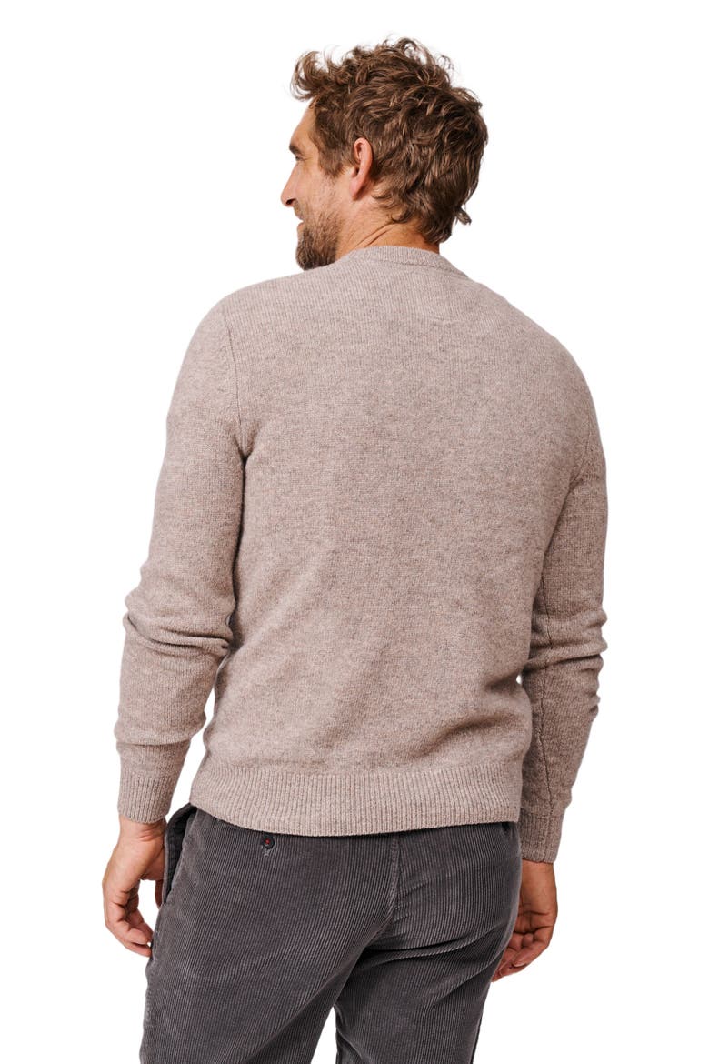 Phillips Lambswool Crew Neck Sweater, Alternate, color, Stone