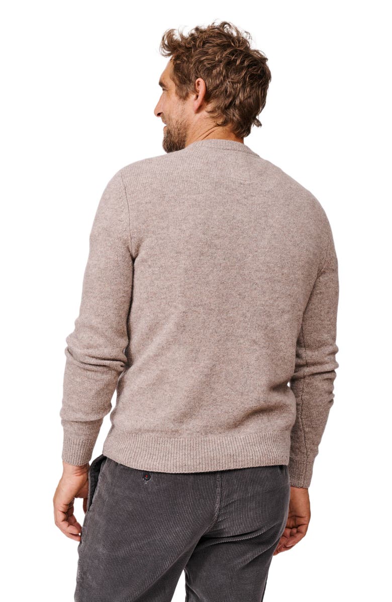 Aubin Phillips Lambswool Crew Neck Sweater, Alternate, color, Stone
