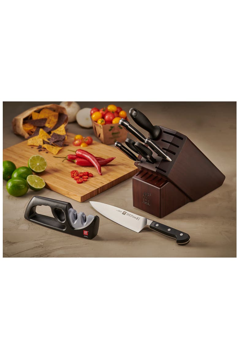 Pro 7-Piece Knife Block Set, Alternate, color, SILVER