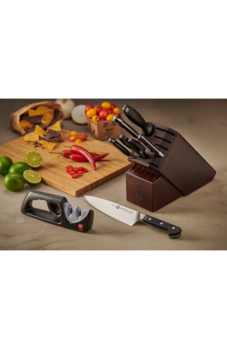 ZWILLING Pro 7-Piece Knife Block Set, Alternate, color, Silver