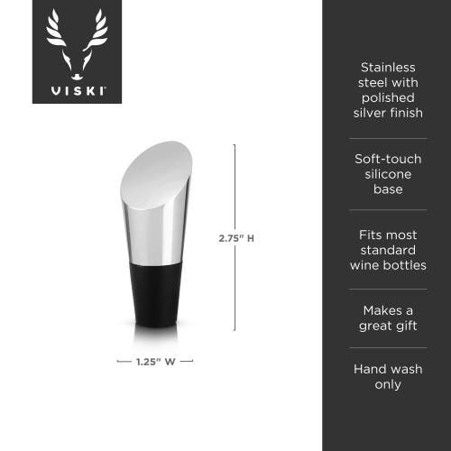 Viski Heavyweight Bottle Stopper In Harrison