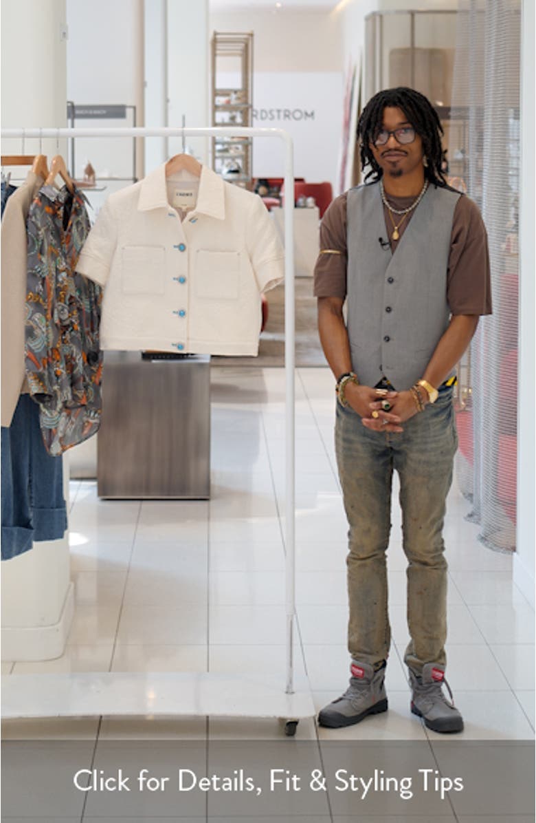 Chita Crop Short Sleeve Jacket, sales video thumbnail