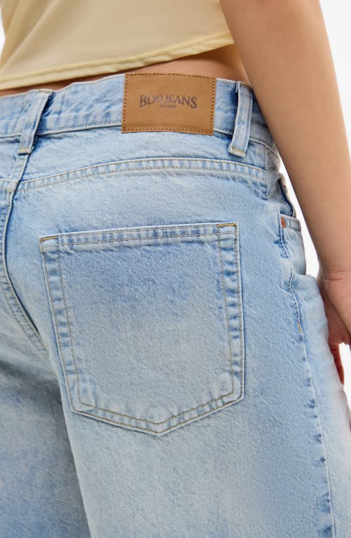 Bdg Urban Outfitters Harden High Waist Denim Shorts In Light Vintage